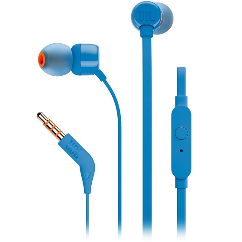 Słuchawki JBL Tune 160 Niebieskie Słuchawki JBL Tune 160 Niebieskie