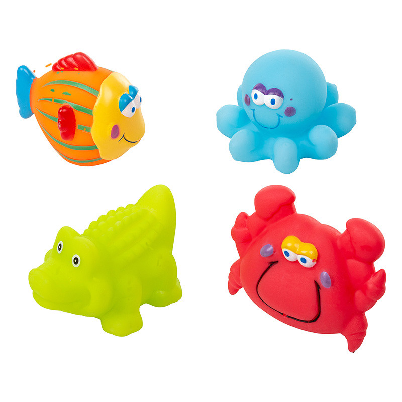 AKUKU Zabawki kąpielowe 4 szt.