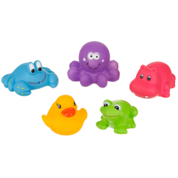 AKUKU Zabawki kąpielowe 5 szt.