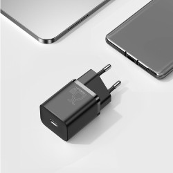 Ładowarka sieciowa Baseus Super Si Quick Charger 1C 25W z przewodem USB-C do USB-C 1m