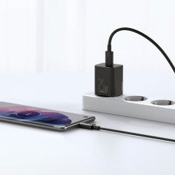 Ładowarka sieciowa Baseus Super Si Quick Charger 1C 25W z przewodem USB-C do USB-C 1m