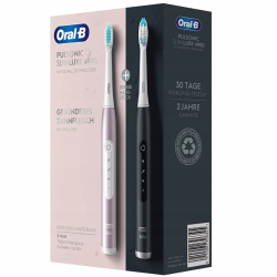 Dwupak Szczoteczka Oral-B Pulsonic Slim Luxe 4900 Black/ Rose Gold