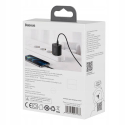 BASEUS Ładowarka sieciowa USB USB-C 20W 3.0 3606