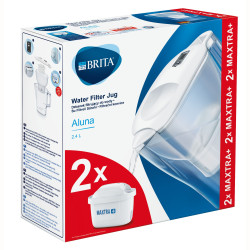 Dzbanek filtrujący Brita Aluna White 2,4 L + 2 filtry Dzbanek filtrujący Brita Aluna White 2,4 L + 2 filtry