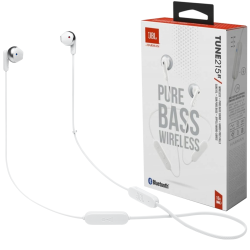 Słuchawki douszne JBL Tune 215BT Białe Słuchawki douszne JBL Tune 215BT Białe