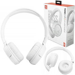 Słuchawki JBL Tune 510BT Białe Słuchawki JBL Tune 510BT Białe