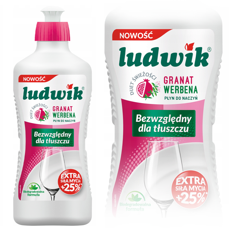 LUDWIK PŁYN DO NACZYŃ 450G GRANAT I WERBENA