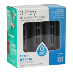 Filtry do butelek Dafi 3-pak stalowe