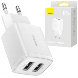 BASEUS Ładowarka sieciowa USB-A 10.5W 2A 3976 CCXJ010202