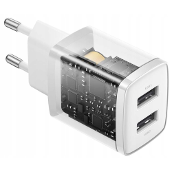 BASEUS Ładowarka sieciowa USB-A 10.5W 2A 3976 CCXJ010202