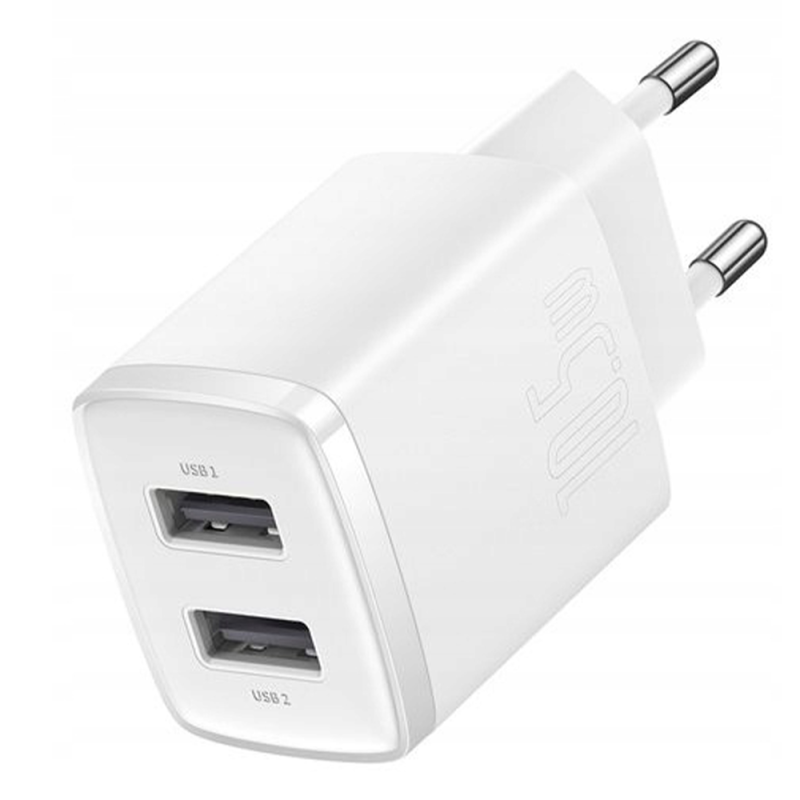 BASEUS Ładowarka sieciowa USB-A 10.5W 2A 3976 CCXJ010202