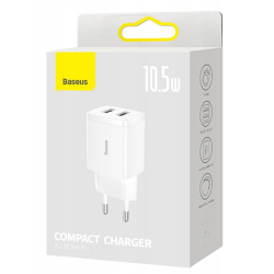 BASEUS Ładowarka sieciowa USB-A 10.5W 2A 3976 CCXJ010202