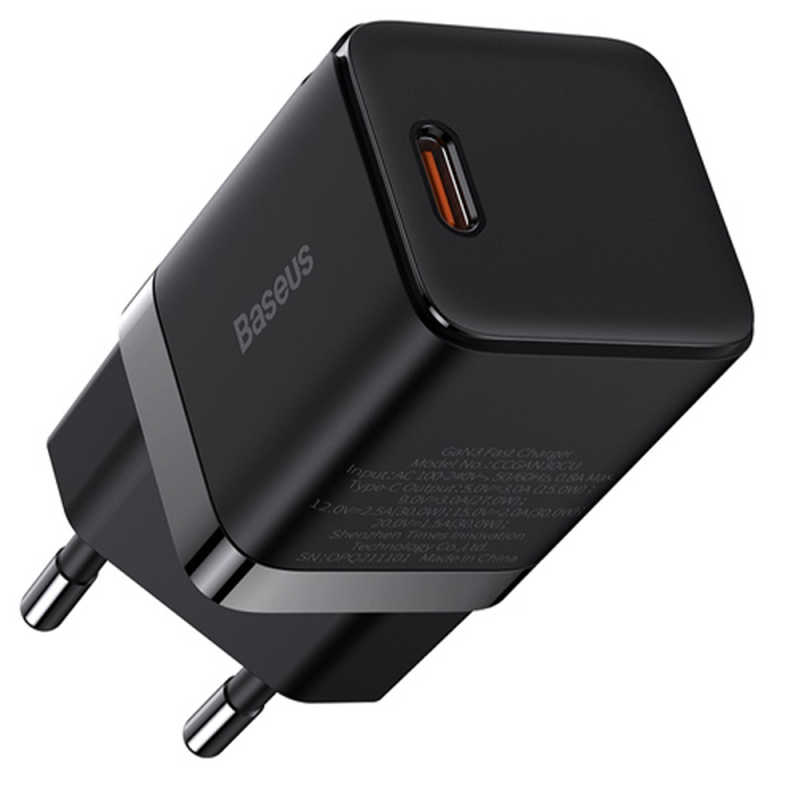  BASEUS Ładowarka sieciowa zasilacz USB-C PD QC4.0 30W CCGN010101