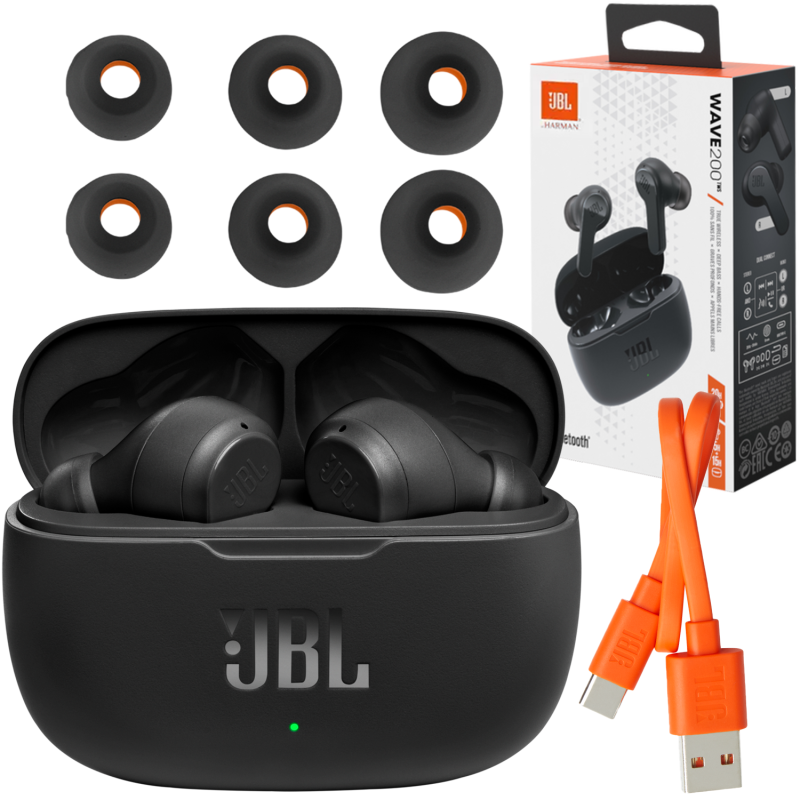 Słuchawki JBL Wave 200 Czarne