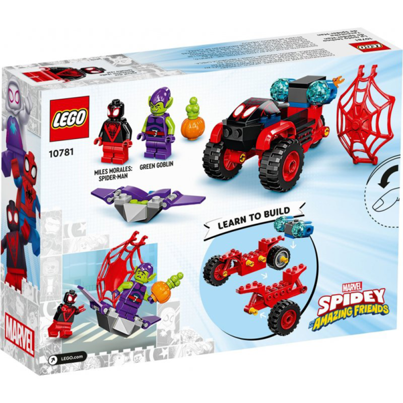 LEGO 10781 Marvel Techno trójkołowiec Spider-Mana