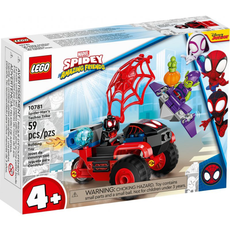 LEGO 10781 Marvel Techno trójkołowiec Spider-Mana