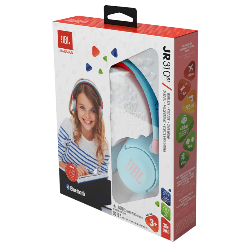 Słuchawki dla dzieci JBL JR310BT Blue/Pink Słuchawki dla dzieci JBL JR310BT Blue/Pink