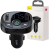 TRANSMITER FM BLUETOOTH BASEUS + ŁADOWARKA 2,1A ZESTAW GŁOŚNOMÓWIĄCY CCTM-01