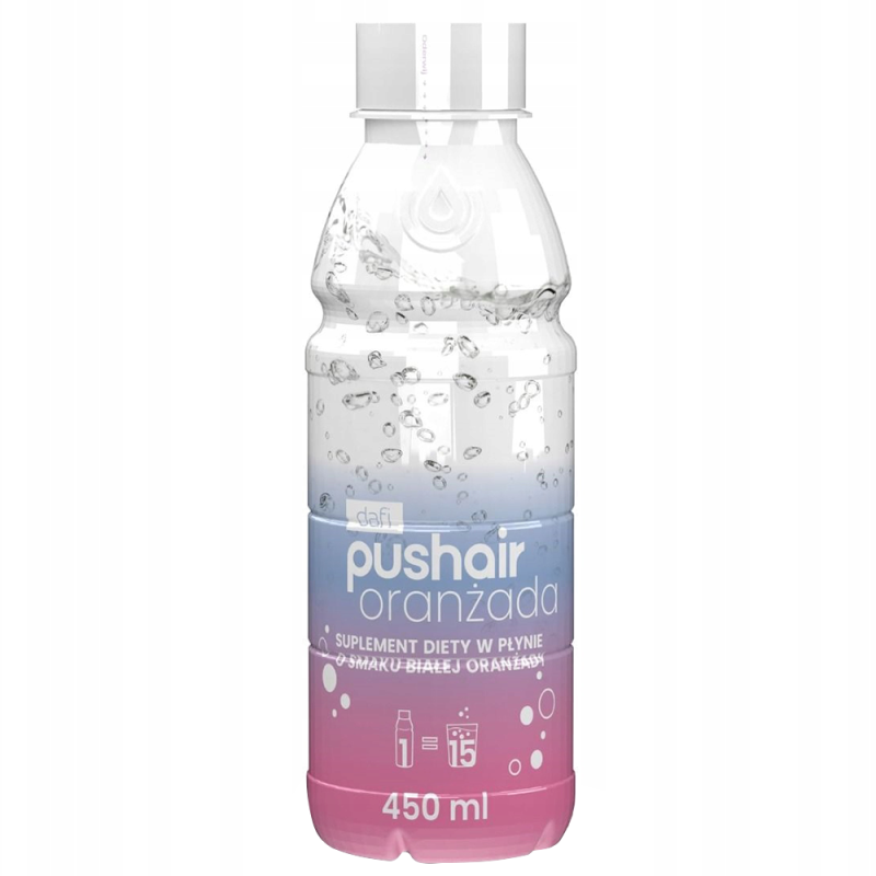 PUSHAIR Suplement diety Syrop Biała Oranżada 450ml