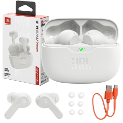Słuchawki JBL Wave Beam White Słuchawki JBL Wave Beam White