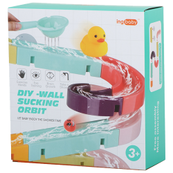 Zabawka do kąpieli  zjeżdzalnia tor wodny +  akcesor