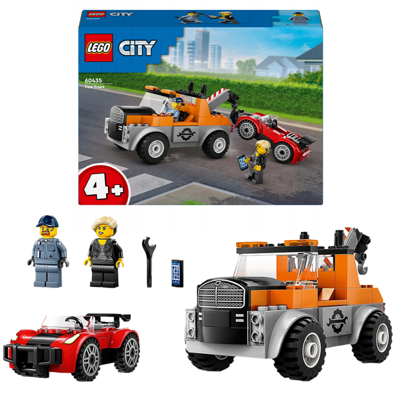 LEGO 60435 Samochód pomocy drogowej i naprawa sportowego auta