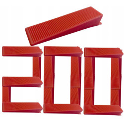 Klips do poziomowania płytek 1.0 mm (zestaw po 100 sztuk) x10 + klin do poziomowania x200