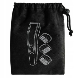 Worek na golarkę/maszynkę i akcesoria, 16x20 cm czarny z nadrukiem