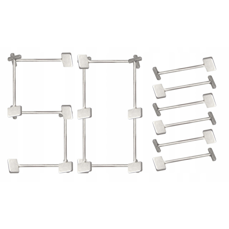 System poziomowania płytek (Zestaw po 50 sztuk) x4 + 50 dodatkowych szpilek