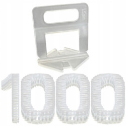 Klips do poziomowania płytek 1.5 mm (zestaw po 100 sztuk) x10 200 KLIN