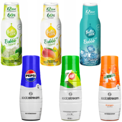 Syrop FruttaMax LIMONKA MIĘTA BEZ 500ml+SodaStream Pepsi+SodaStream Mirinda+FruttaMax TONIC 500 ml+FruttaMax MANGO 500 ml+SodaSt