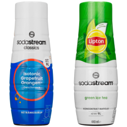 Syrop do SodaStream Izotonik 440ml+Lipton Ice Tea Zielona Herbata z cytrusami 440 ml