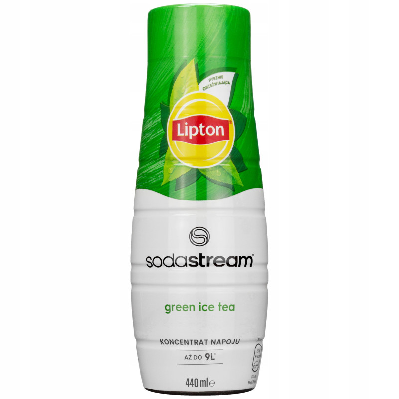 Syrop do SodaStream Izotonik 440ml+Lipton Ice Tea Zielona Herbata z cytrusami 440 ml