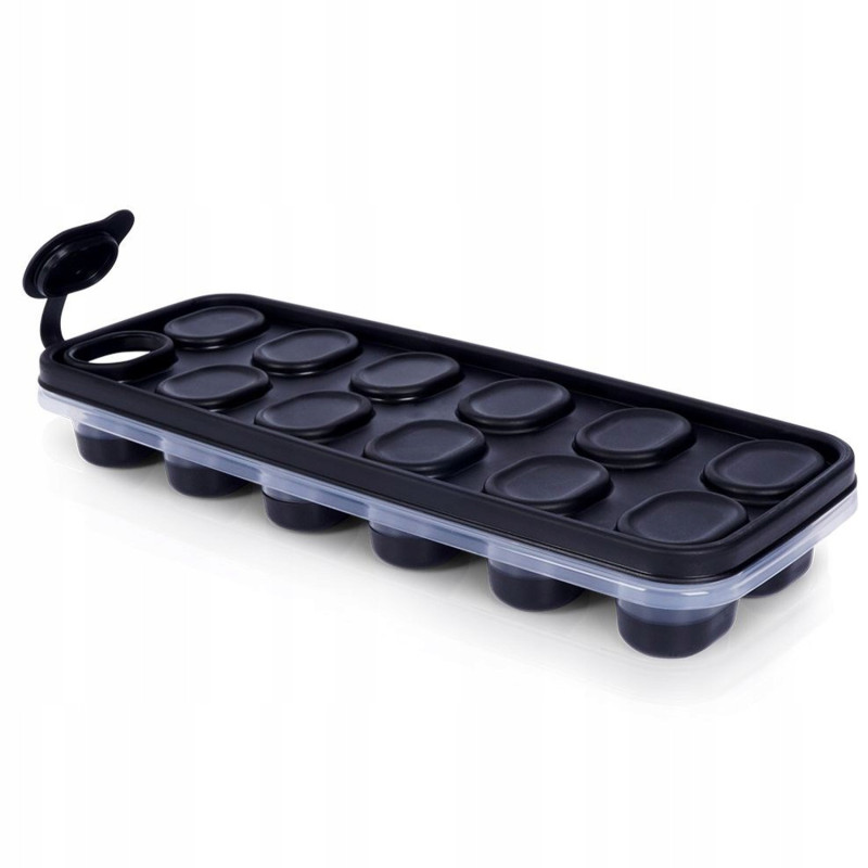 SILIKONOWA FOREMKA DO KOSTEK LODU Z POKRYWKĄ 25CM