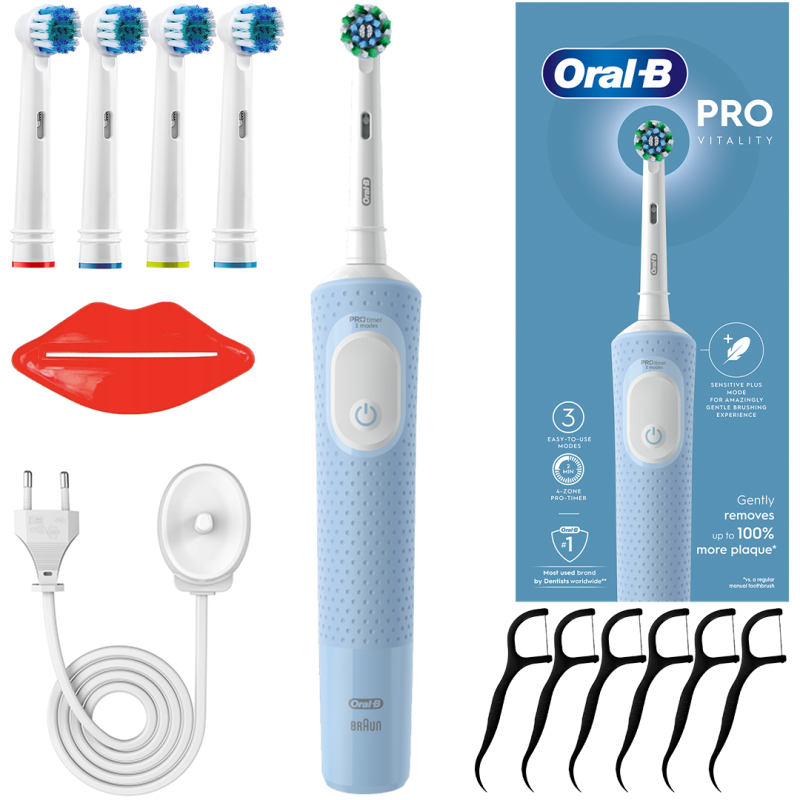 SZCZOTECZKA DO ZĘBÓW ORAL-B VITALITY PRO D103 + DODATKI