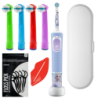 Szczoteczka Oral-B Vitality Pro 103 Frozen + 4x końcówki zamienne EB-10A Color + etui białe