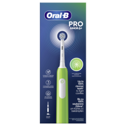 Szczoteczka Oral-b Pro Junior 6+ Zielona + 8x końcówka zamienna EB-10A Color