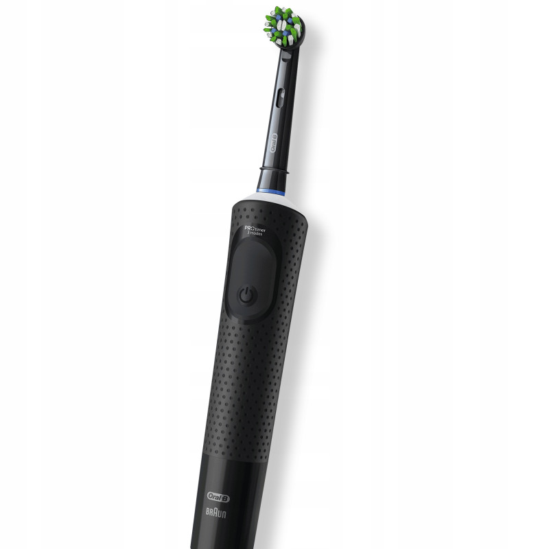 Oral-B Vitality Pro D103 Protect X Clean (Cross Action Black) + 4 końcówki precision czarne + etui czarne