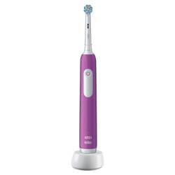 Szczoteczka Oral-b Junior Pro Fiolet + 4x końcówka zamienna EB-10A Color