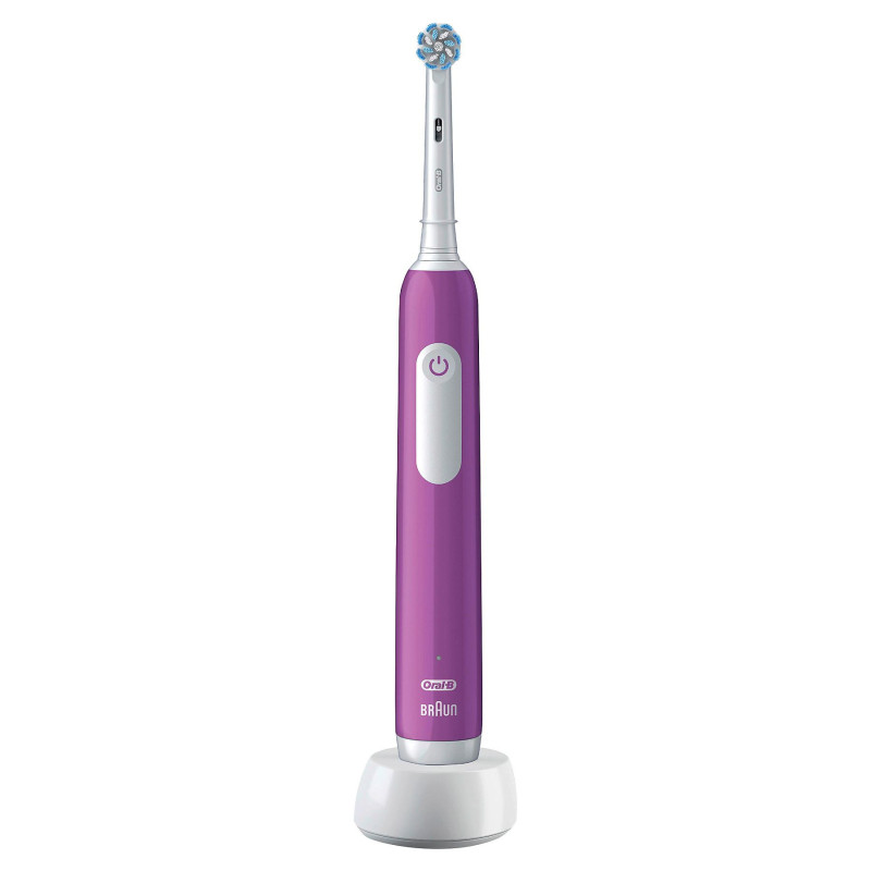 Szczoteczka Oral-b Junior Pro Fiolet + 8x końcówka zamienna EB-10A Color