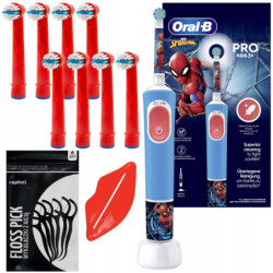 SZCZOTECZKA DO ZĘBÓW ORAL-B VITALITY PRO 103 KIDS SPIDERMAN + DODATKI