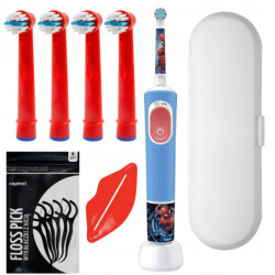 SZCZOTECZKA DO ZĘBÓW ORAL-B VITALITY PRO 103 KIDS SPIDERMAN ETUI + DODATKI