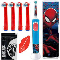 Szczoteczka Oral-B Vitality Pro 103 Spiderman + etui + 4 końcówki zam. + gratisy