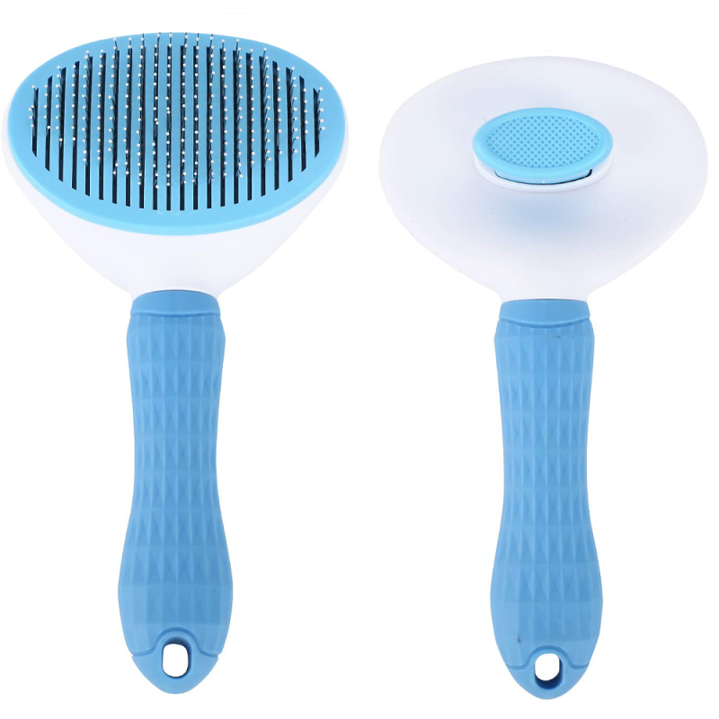 SZCZOTKA DLA PSA NIEBIESKA