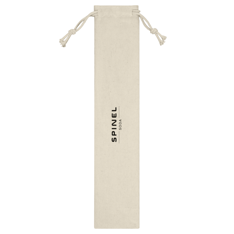 4x METALOWE SŁOMKI SPINEL SODA RURKI WIELORAZOWE DO NAPOJÓW + CZYŚCIK