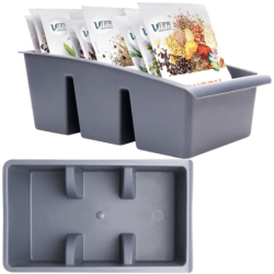 Organizer na torebki z przyprawami (szary)