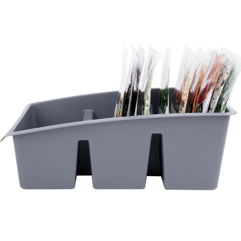 Organizer na torebki z przyprawami (szary)