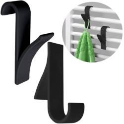 Wieszak na kaloryfer 2szt (czarny)