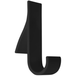 Wieszak na kaloryfer 2szt (czarny)