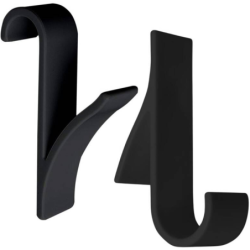 Wieszak na kaloryfer 2szt (czarny)